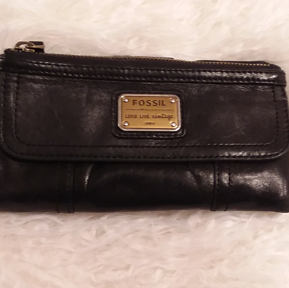 Black Fossil wallet